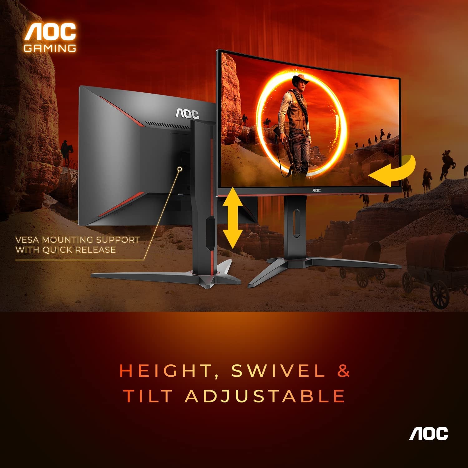 LeakEm Electronics 24-inch curved frameless gaming monitor with FHD resolution, 165Hz refresh rate, and 1500R curvature.