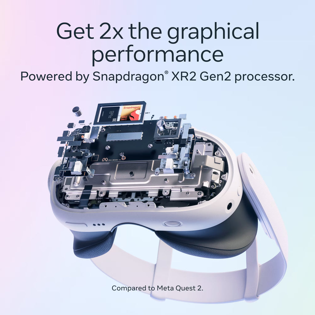 Quest 3 512GB mixed reality headset by LeakEm Electronics, featuring a sleek design and comfortable fit for immersive experiences.