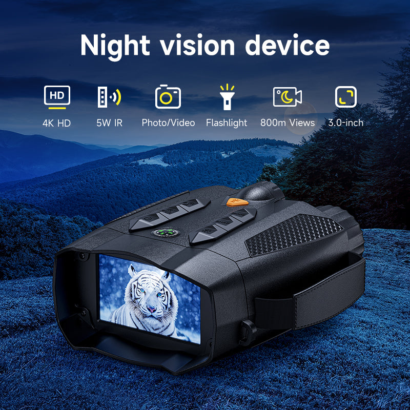 Infrared digital night vision device Inskam326 by Dropshipman showing lens and control buttons in a close-up shot.