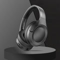 Dropshipman over-ear Bluetooth headphones with active noise cancellation and ultra-long battery life, showing comfortable ear cups.